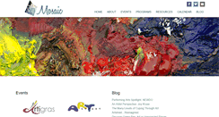 Desktop Screenshot of mosaicartsinc.org